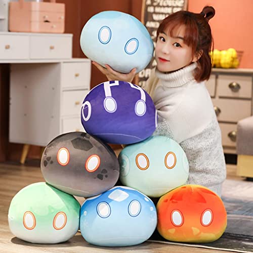 CALANDIS® 11.8 Inch Slime Doll Cushion Cute Cartoon Leaning On Car for Gamer and Kid Thunder Slime 10Cm