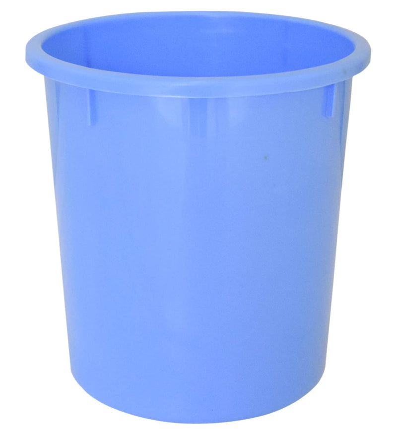 Kuber Industries Plastic Open Dustbin, Trash Bin, Garbage Bin, Waste Bin, 5Ltr. (Blue)-47KM01038