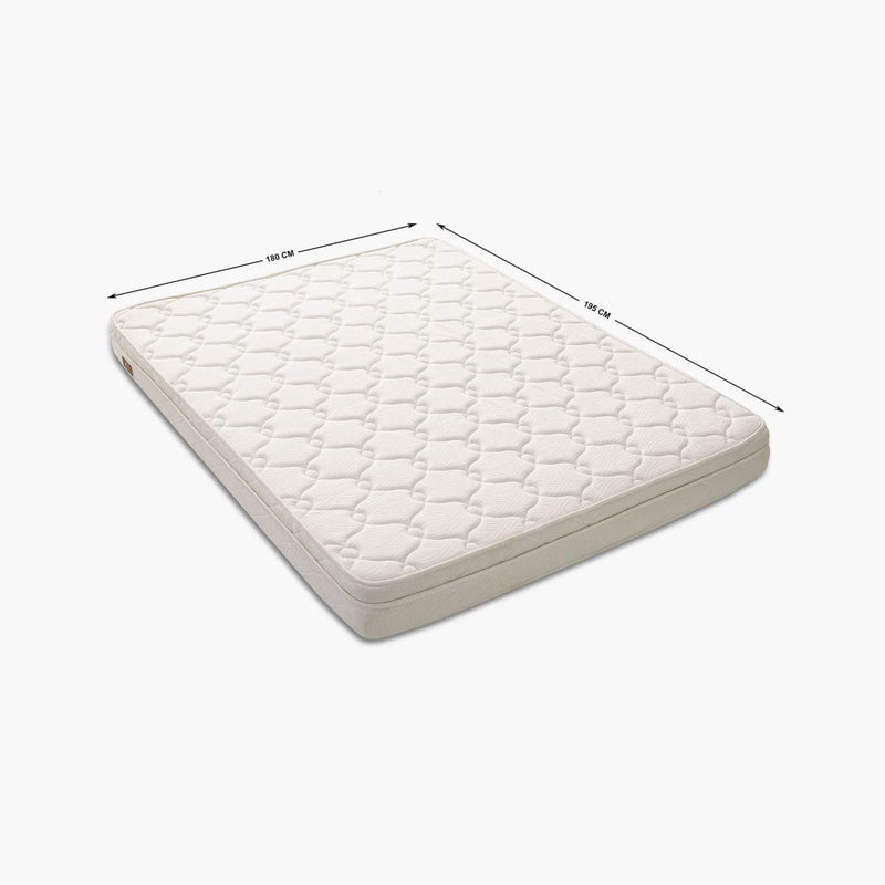 Home Centre Restofit Ultima 4"+2" Orthopedic Mattress with HR Foam 180 x 195 cm, White, King (MATTRESS-53)