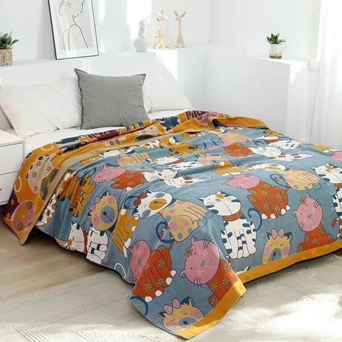 MERISHOPP®Throw Blanket Quilt Gift Adorable Cotton Quilt for Sofa Living Room|Home & Garden | Bedding | Blankets & Throws| Blankets & Throws| Blankets & Throws|1 Throw Blanket Quilt