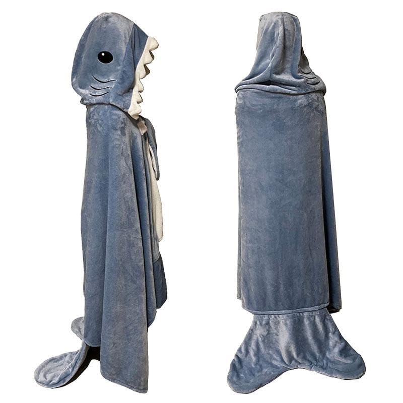 Fashion My Day Wearable Shark Blanket Winter Wearable Throw Blanket for Couch Picnic Office | Home & Garden | Bedding | Blankets & Throws