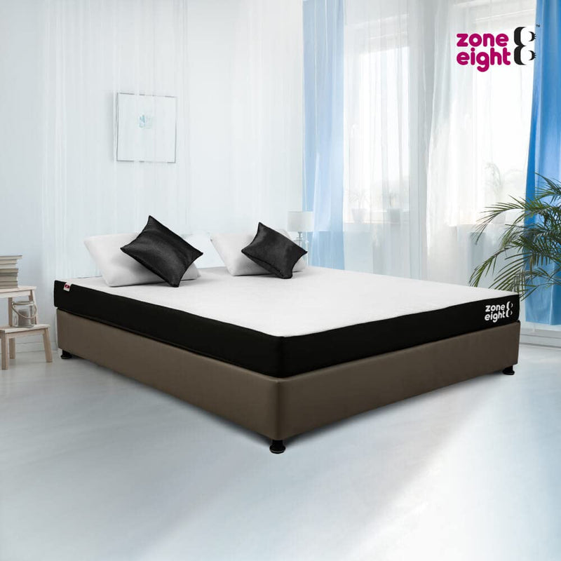 Zone8 Queen Size Dual Feel 6 Inch Ortho-Memory Foam Zonal Mattress