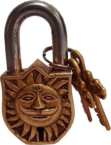 Aesthetic Decors Sun Design Decorative Lock