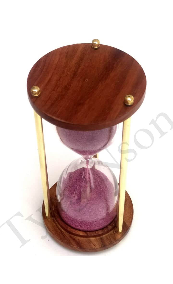 Sand Timer Clock Table Clock Antique Style Desk Decorations Items Home and Office Table Clock handicrafts Items 5 Minutes Timer