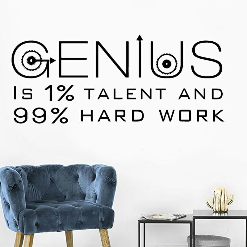 GADGETS WRAP Vinyl Creative Word Genius Inspirational Quotes Wall Decals