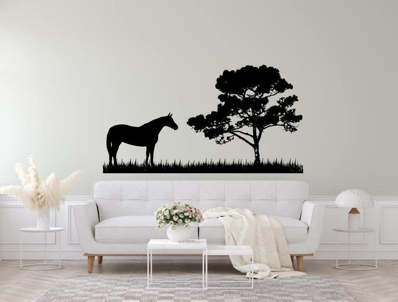 Decoreative Black hores Wall Sticker