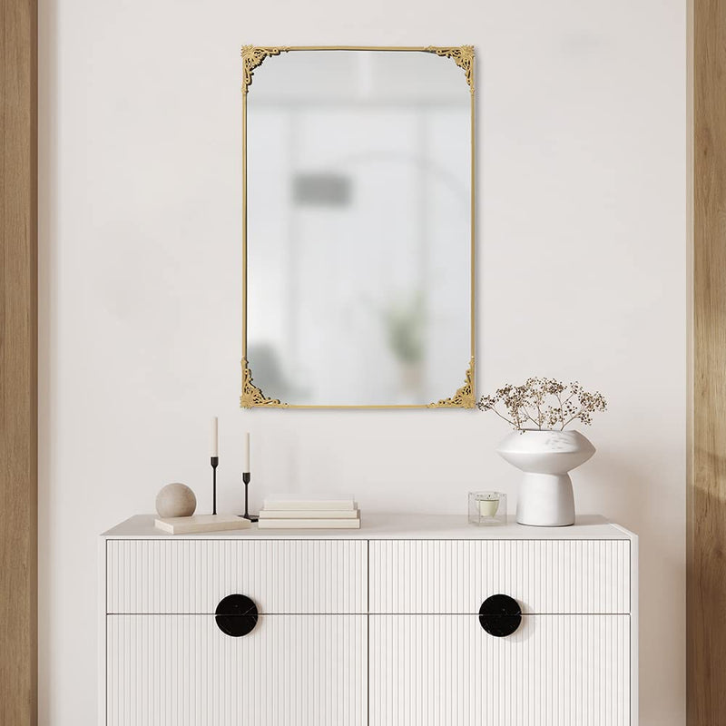 Wakefit Delita Gold Wall Mirror