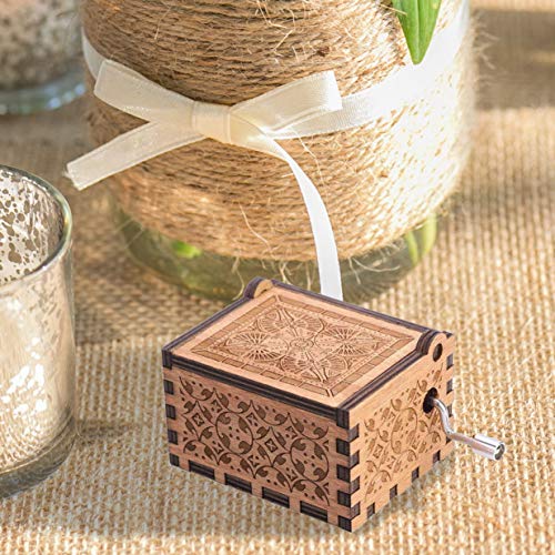 ukebobo Wooden Music Box- You are My Sunshine Music Box, from Daughter to Mom, Unique Music Gifts for Mother - 1 Set