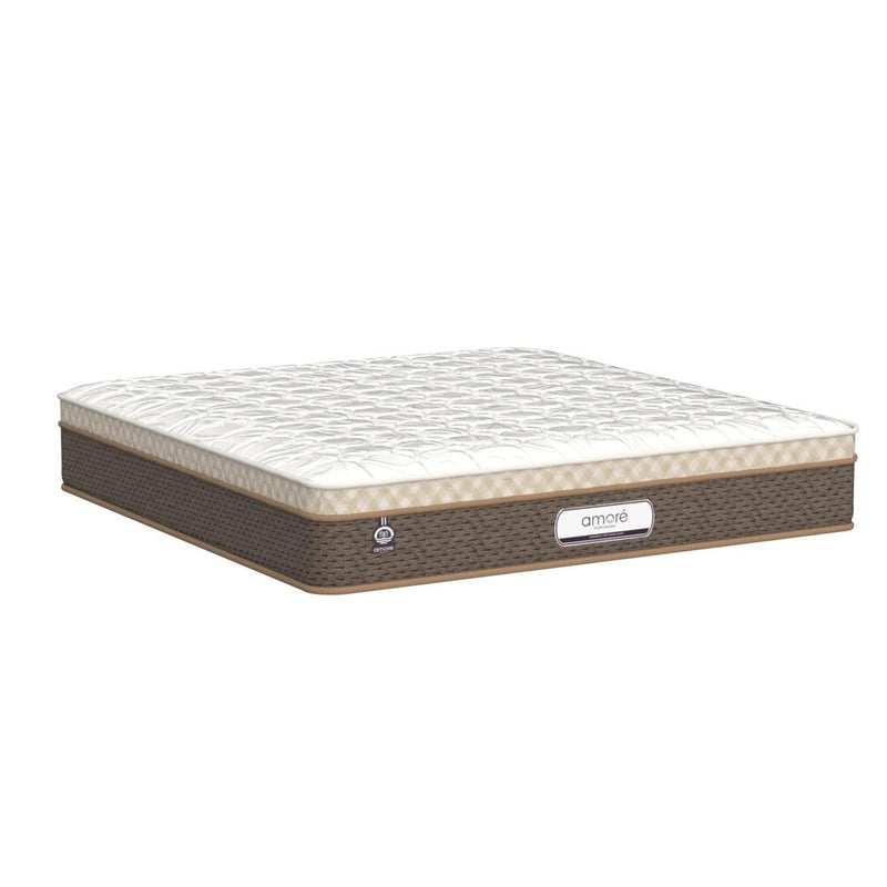 Amore Medico 8 Inch Eurotop Bonnell Spring & HR Foam King Size Mattress (72x72x8 Inch)