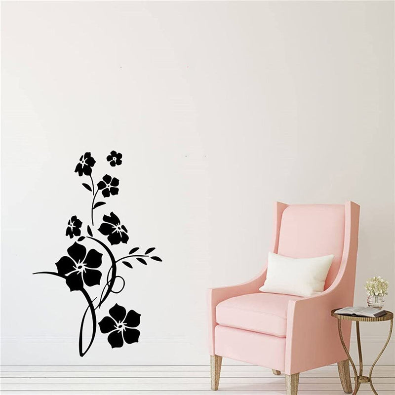 GADGETS WRAP Vinyl Decal Sticker Modern Flowers (Item Finish Size : 66cm x 42cm)