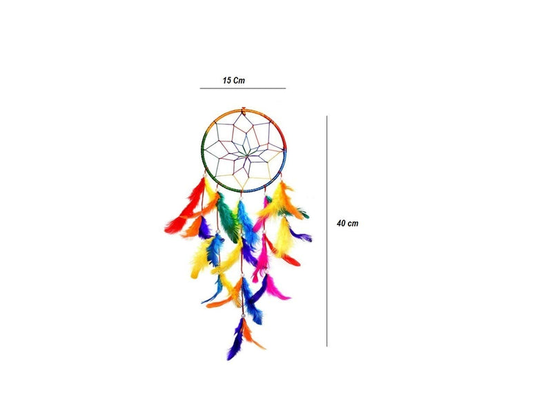 Winberg Dream Catcher Pack of 2 multicolur Dream Catcher 15x40 Cm MLT-02