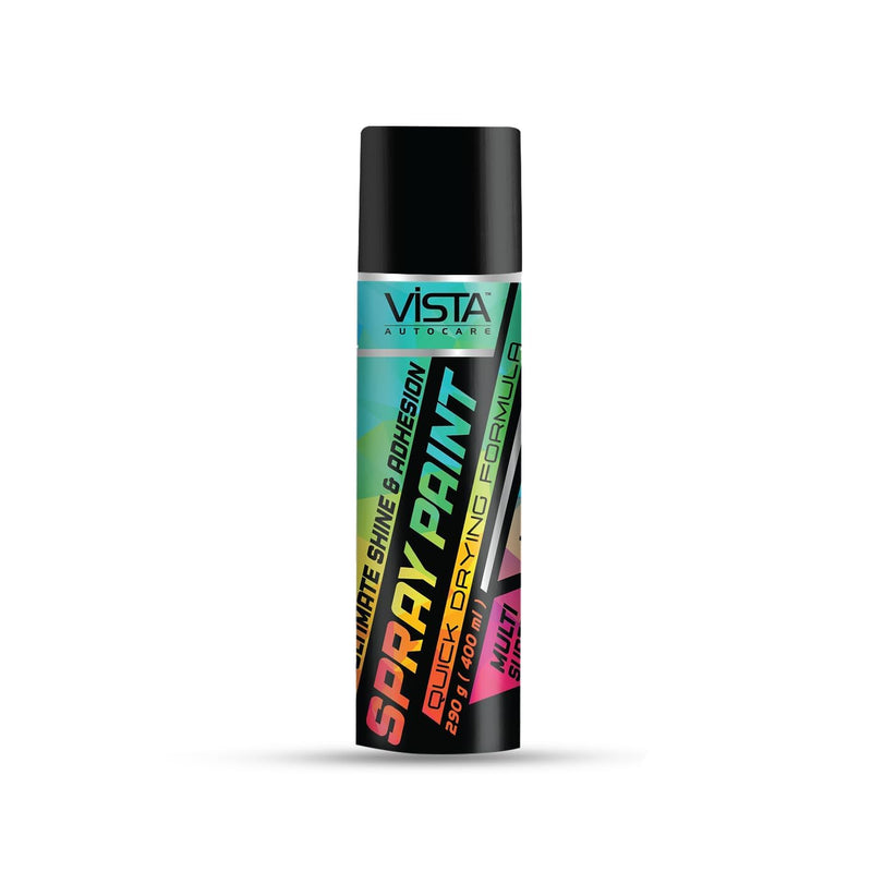 RESIL VISTA Spray Paint Black Glossy 400 ml