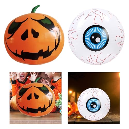 Wowobjects® Halloween Inflatables Inflatable Decoration for Outdoor Garden Haunted House Pumpkin | 1 Halloween Inflatables 1 Remote Control