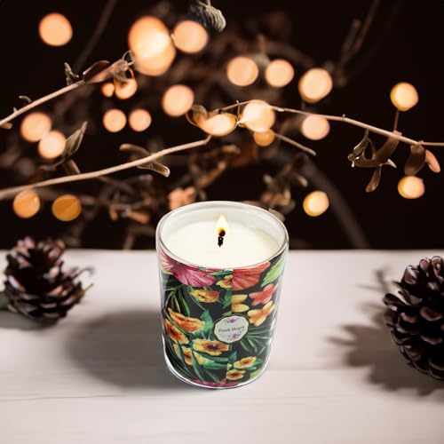 Treasure Hunt® Enameled jar Candle Gift Box Mogra Fragrances for Gift & Home Décor