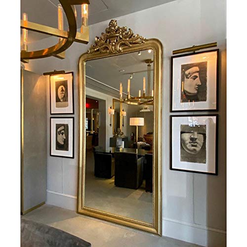 Wood Art Interior Antique Royal Wooden rectangule livingroom Bedroom Bathroom Mirror Frame| Stylish|60X30 Inch