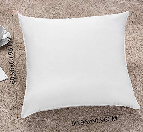 AVI Premium Soft Microfiber Cushion Filler, 24 inch x 24 inch, White,2 Pieces