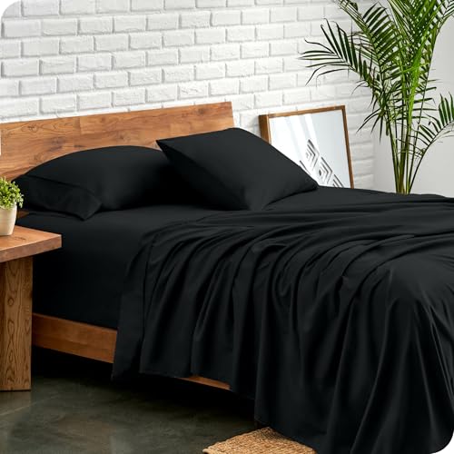 Ivy Union Premium Ultrasoft Wrinkle Resistant Microfiber Sheet Set, Full XL (Full XL, Black) by Ivy Union