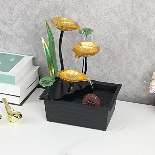 CALANDIS® Electric Tabletop Fountain Decorative Meditation for Garden Office Desk