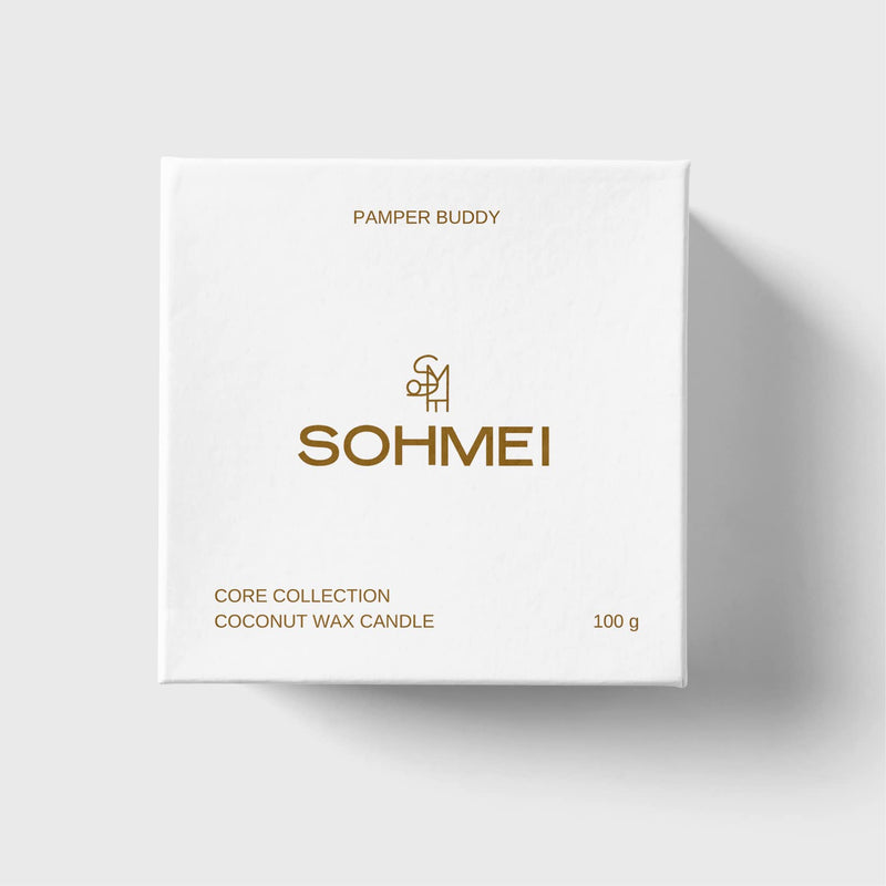 SOHMEI | Pamper Buddy | Coconut Wax Candles | Lavender, Lily of The Valley, Orange Flower (100 g)