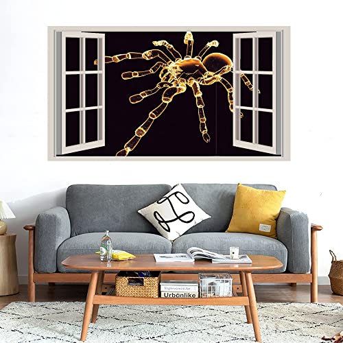 GADGETS WRAP Printed Wall Decal Sticker Fake Window Style Decal (90cm x 50cm) - Spider Xray