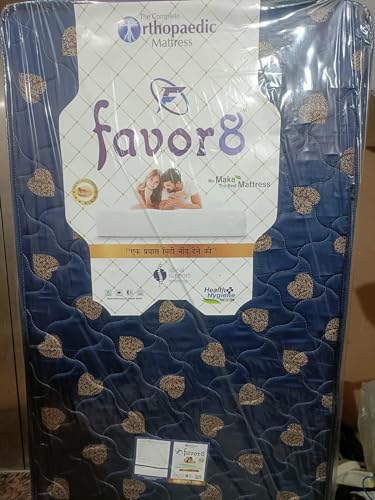 Fabour 8 Admire Plus 72 * 35 * 5 5 Year Warranty Spinal Support Technology Mettress (Blue)