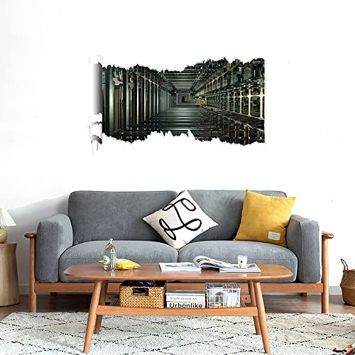 GADGETS WRAP Printed Wall Decal Sticker Scratched Paper Style Wall Decal (90cm x 50cm) - Travel & World