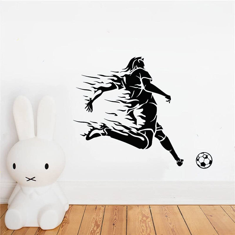 GADGETS WRAP Vinyl Decal Sticker Soccer Player (Item Finish Size : 70cm x 57cm)