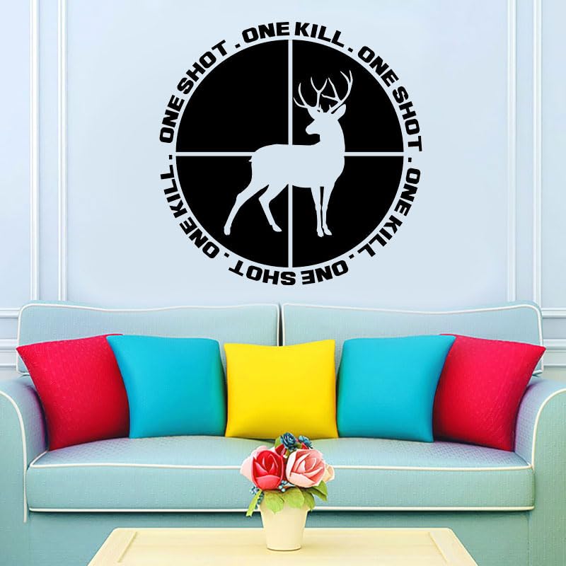 GADGETS WRAP Wall Decal Vinyl Sticker Hunting Shooting for Office Home Wall Decoration