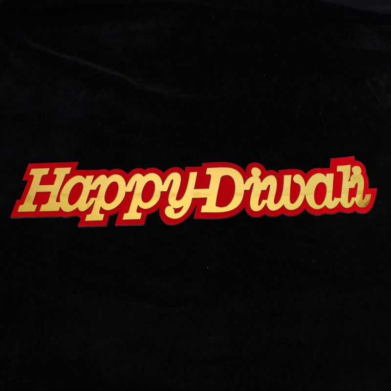 Confidence Happy Diwali Sticker For Home/Room And Main Door Diwali Festival Decoration Items (M3)