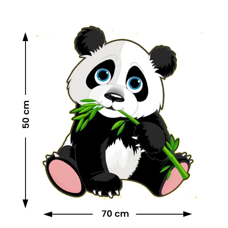 Panda Self Adhesive VinylWaterproof Decorative Wall Stickers for Hall, Bedroom, Kitchen and Furniture