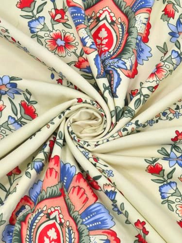 Salona Bichona Floral Cotton Flannel Double Dohar