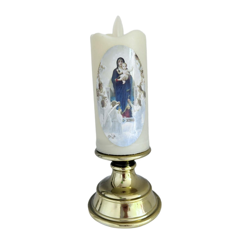 ATORSE® Flameless Electronic Candles Lamp LED Prayer for Larterns Wedding Decoration Virgin Embrace