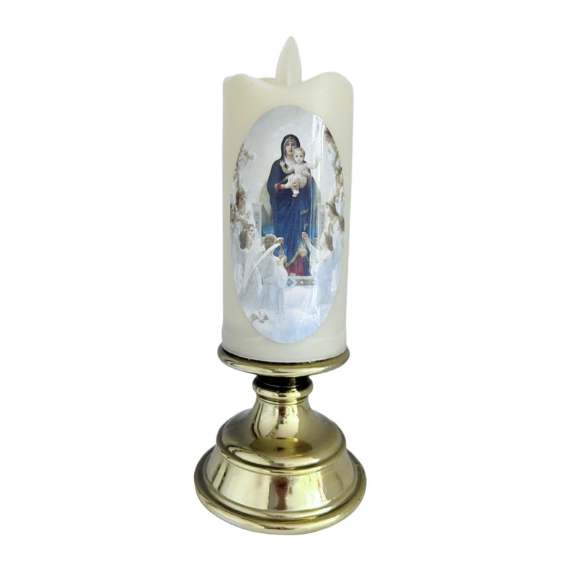 ATORSE® Flameless Electronic Candles Lamp LED Prayer for Larterns Wedding Decoration Virgin Embrace