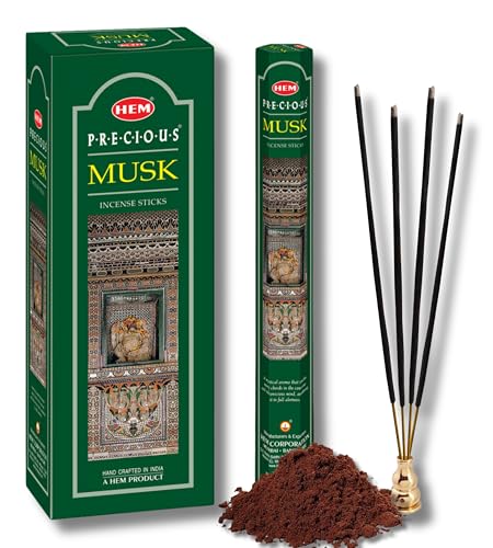 DG-Exodif Hem Precious Musk Incense Stick (9.3 Cm X 6.0 Cm X 25.5cm, Black)