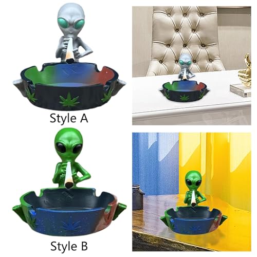 LOOM TREE® Ashtray Statue Soenirs Decor Crafts Unique Table Decor Figurine Decoration Gray | 1 Creative Ashtray Sculpture