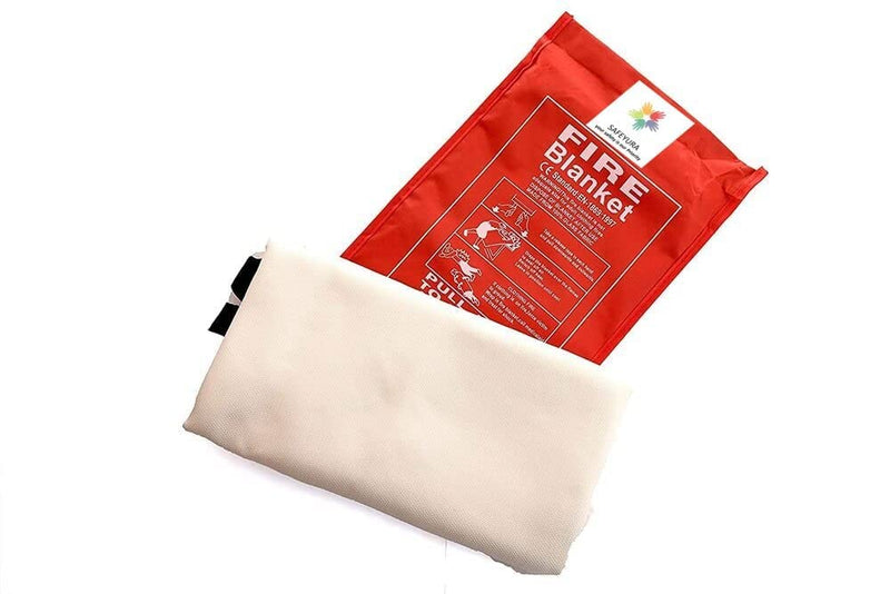 PREATTACH Fire Blanket Fire Suppression Blanket Fiberglass Fire Blanket for Emergency Surival Fire Guardian Blanket for Kitchen House Grill, Camping, Car, Welding