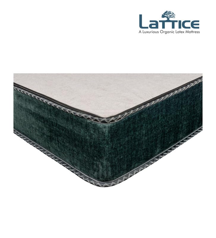 Bisterr Lattice Organic Hypoallergenic Latex Mattress (Queen)(72 * 60 * 8)