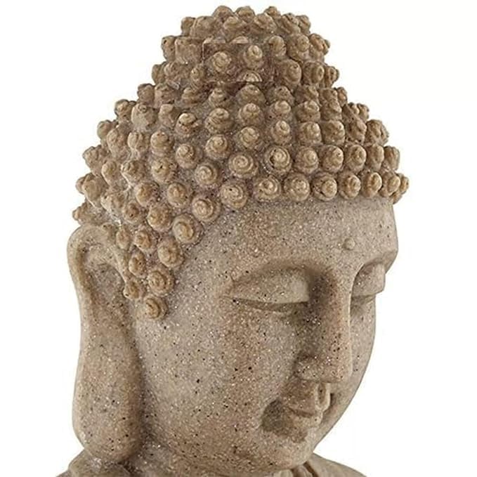 Buddha Water Fountain, Zen Decor Indoor Water Feature, Meditation Peaceful Statue