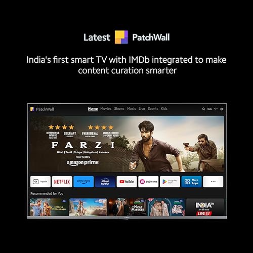 Xiaomi 108 cm (43 inches) X Pro 4K Dolby Vision IQ Series Smart Google TV L43M8-5XIN (Black)