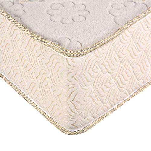 Coirfit Sleep SPA Ortho Luxury Pocket with SrtX Technology 8-inch Queen Size Spring Mattress | Zero Motion Transfer, Medium Soft Firmness | 5 Years Warranty (White, 78x60x8)