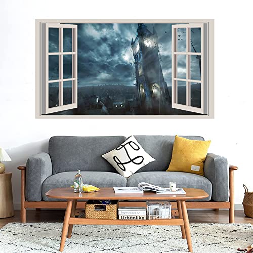 GADGETS WRAP Printed Wall Decal Sticker Fake Window Style Decal (90cm x 50cm) - Thief (5)