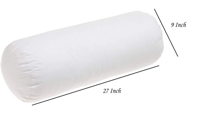 PumPum Hotel Quality White Bed Bolster Pillows for Sleeping -Set of 2 Pcs (27"X9") (2) …