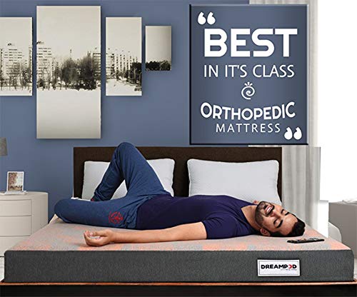 Dreampod Orthopedic Single Bed Memory Foam Mattress Size(72X36X6) inches