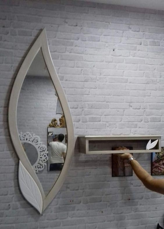 WOODEN CUT Mirror Frame