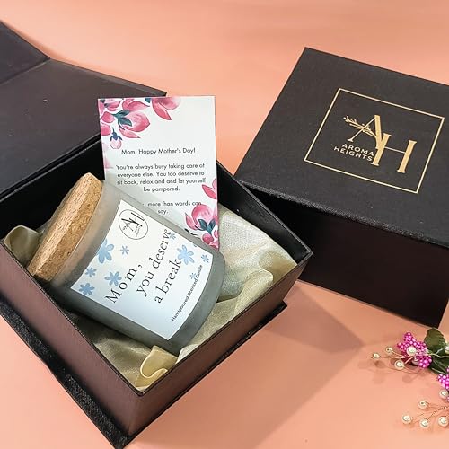 Candle Comfort: Mom's Special Surprise Gift Box