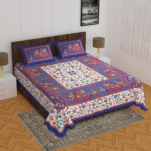 Jaipuri Printed Double Bedsheet WTI-130