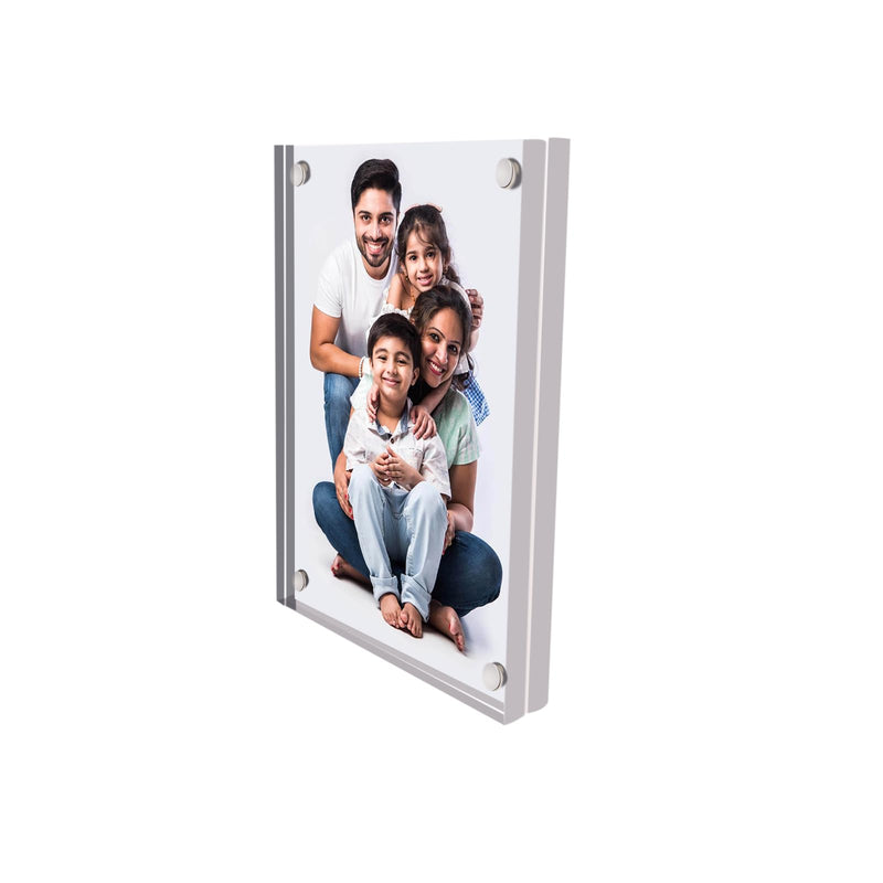 ACRY Acrylic table top magnetic photo frame|6x4 mag-10m-1