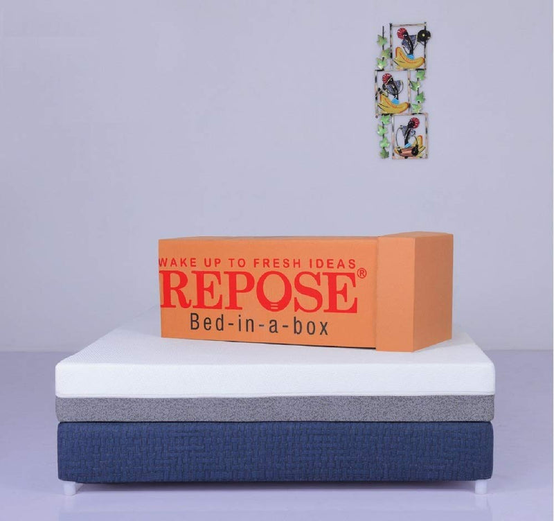 Repose Eyelidz Spine Pro Orthopaedic Memory Foam Mattress (Double, 78X48X6)