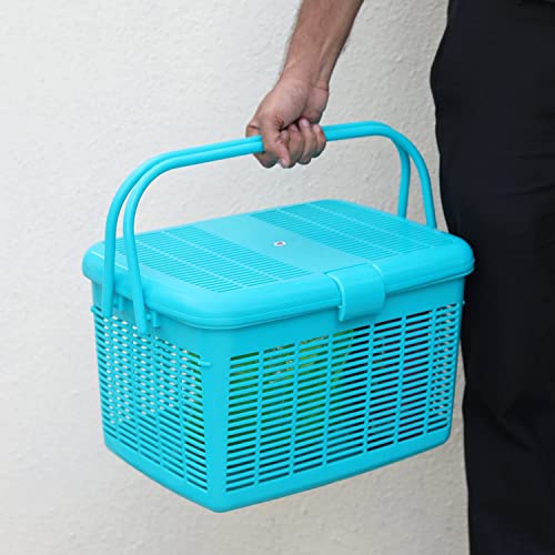 Cello MultiMate Plastic Jumbo Laundry Basket (Green)