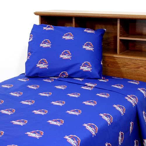 College Covers Boise State Broncos Printed Sheet Set - Twin X-Large - Solid